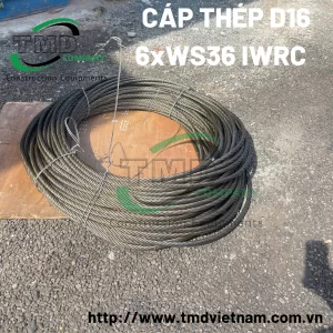 Cáp thép D16 6xWS36+IWRC